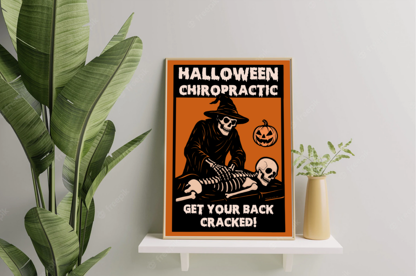 Funny Chiropractic Halloween - Get Your Back Cracked
