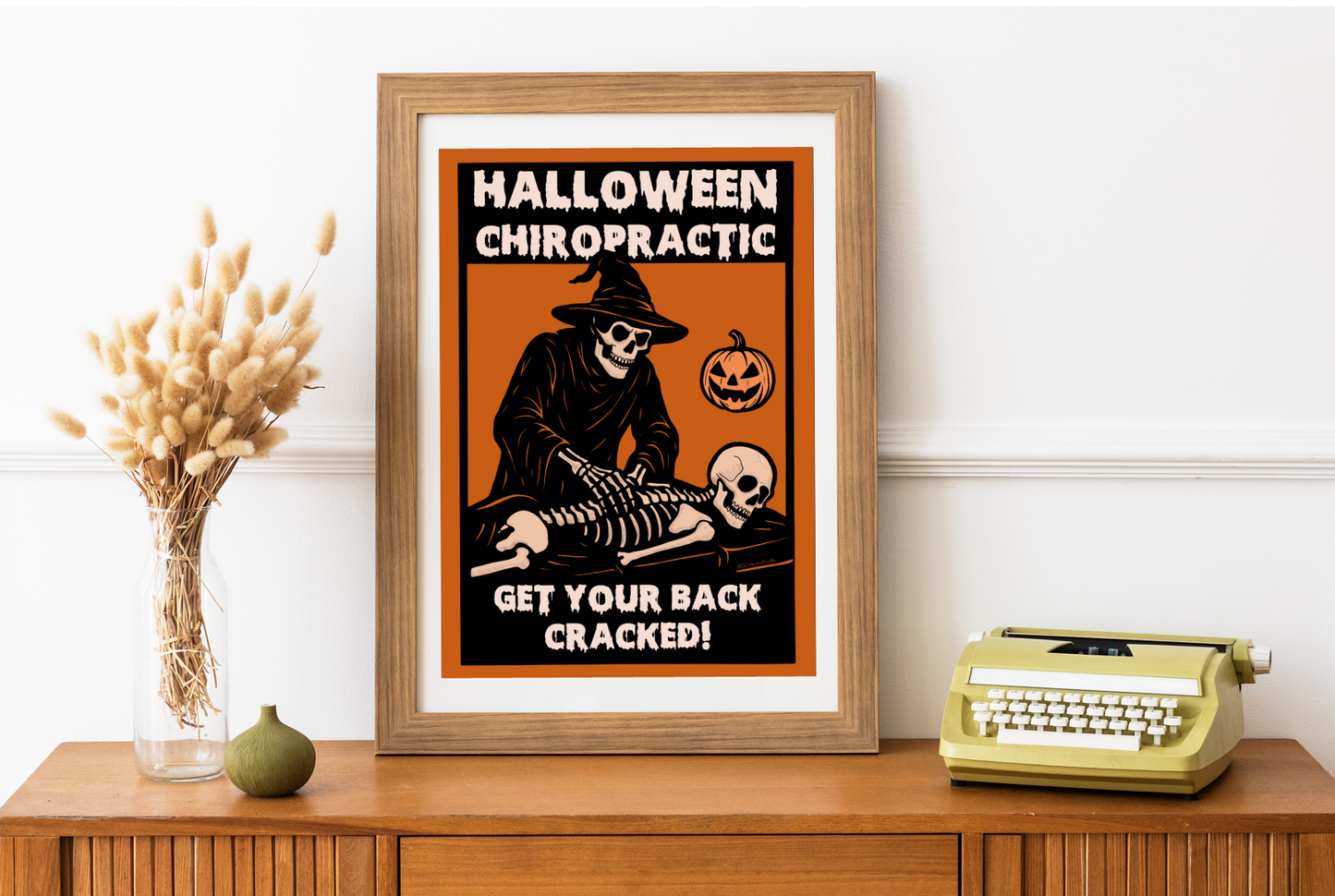 Funny Chiropractic Halloween - Get Your Back Cracked