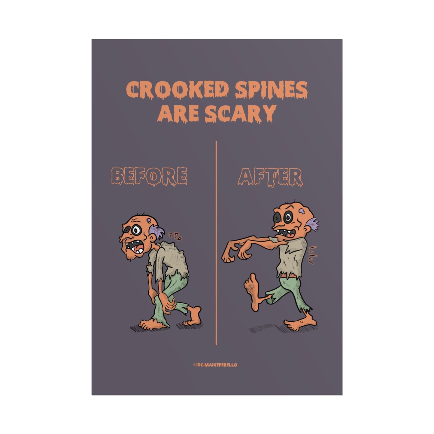Halloween Chiropractic Poster (2) - DC Maike Perello