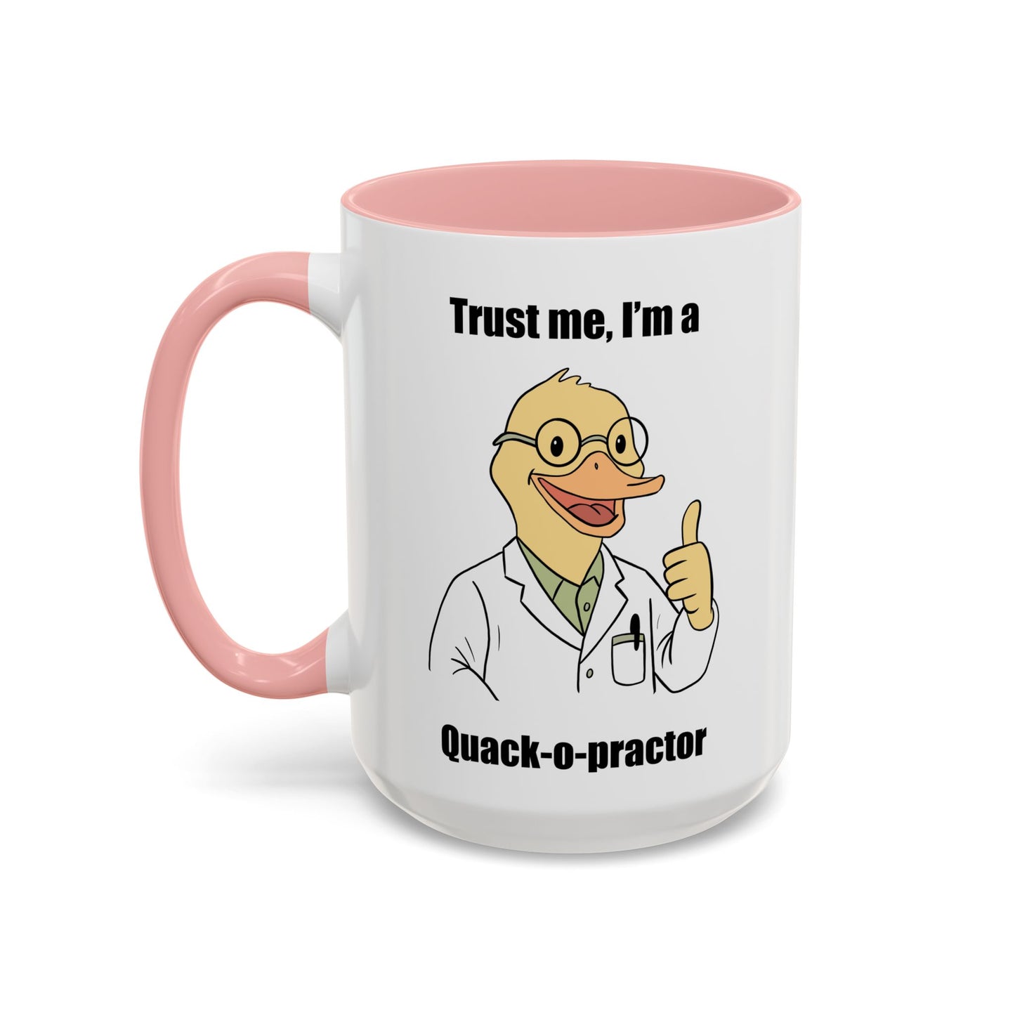 Chiropractic Quack-o-practor Coffee Mug, Funny Chiropractic Gift