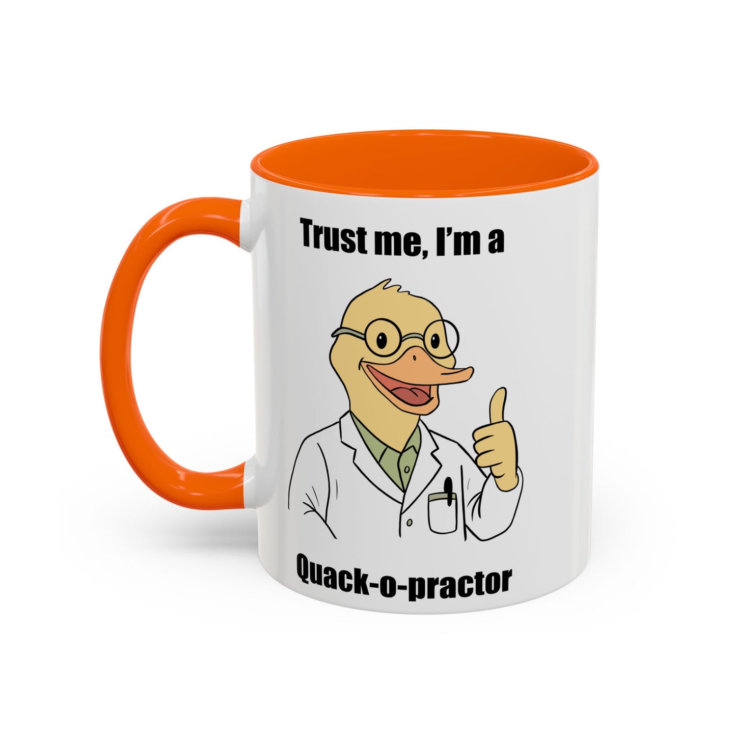 Chiropractic Quack-o-practor Coffee Mug, Funny Chiropractic Gift