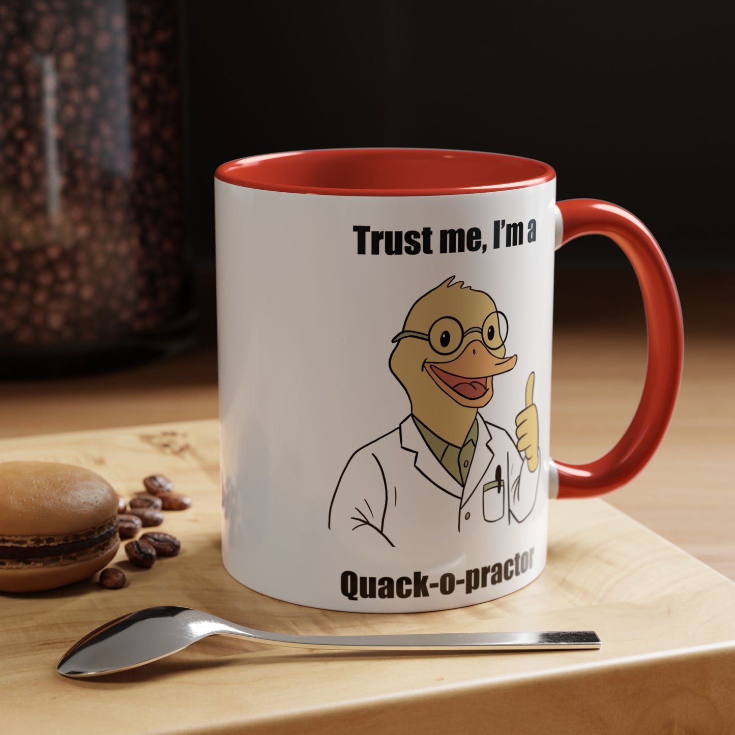 Chiropractic Quack-o-practor Coffee Mug, Funny Chiropractic Gift