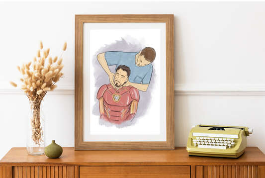 Tony Stark Chiropractic Adjustment Poster, Chiropractic Office Decor, Chiropractic Gift