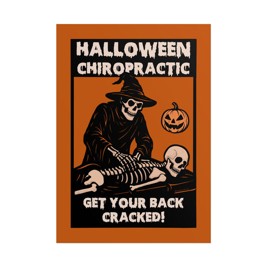 Funny Chiropractic Halloween - Get Your Back Cracked