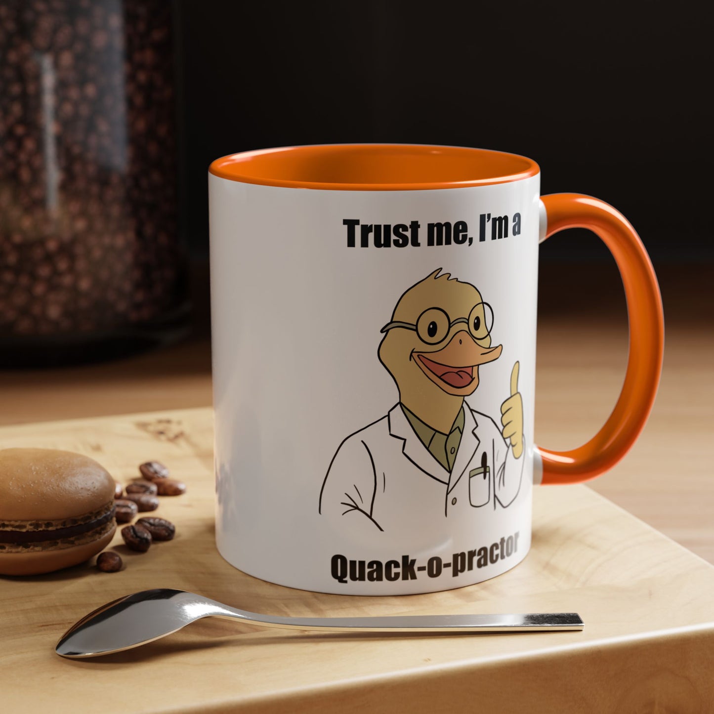 Chiropractic Quack-o-practor Coffee Mug, Funny Chiropractic Gift