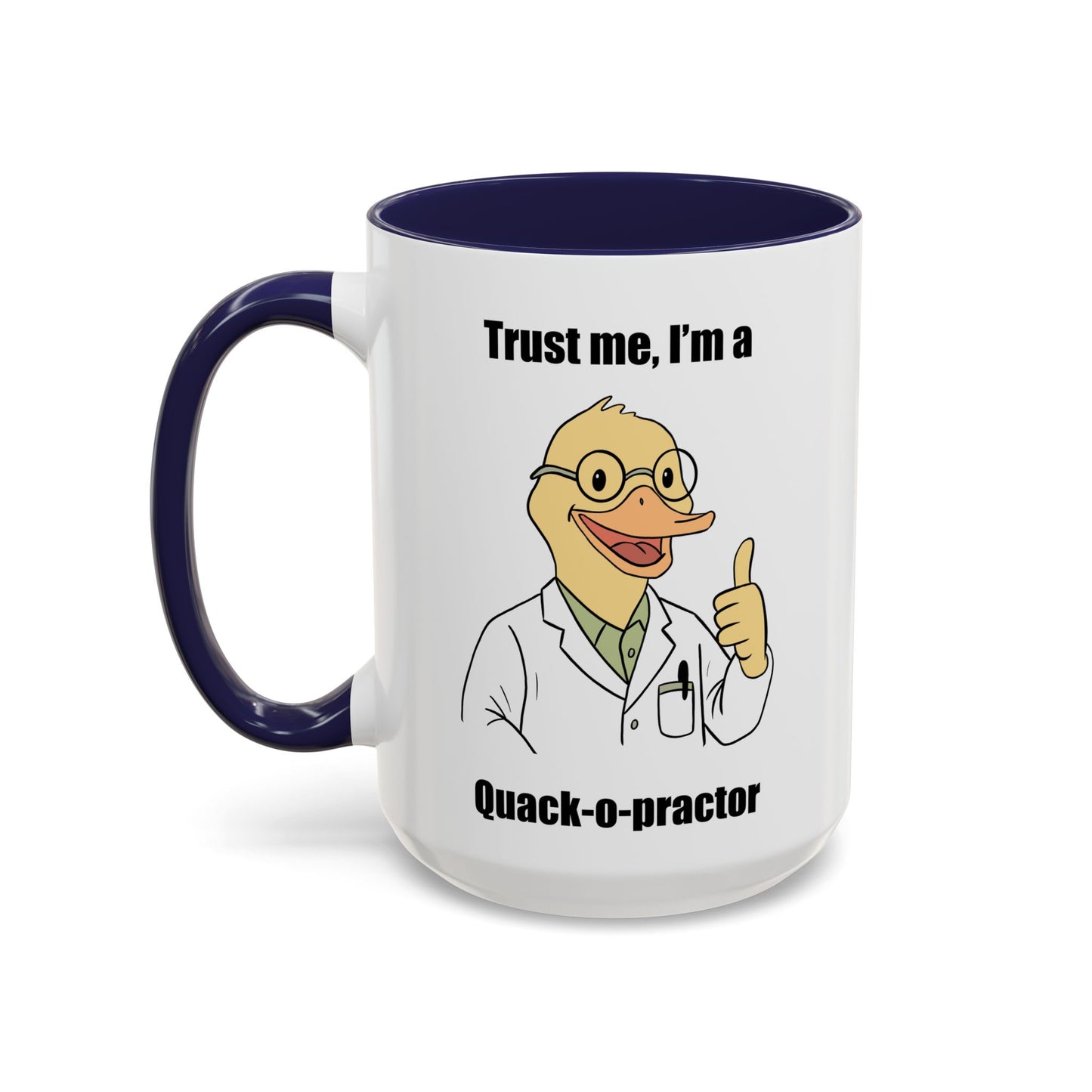 Chiropractic Quack-o-practor Coffee Mug, Funny Chiropractic Gift
