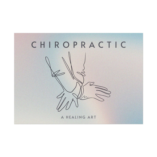 Chiropractic Poster - 'A Healing Art' Print, Chiropractic Clinic Decor - DC Maike Perello