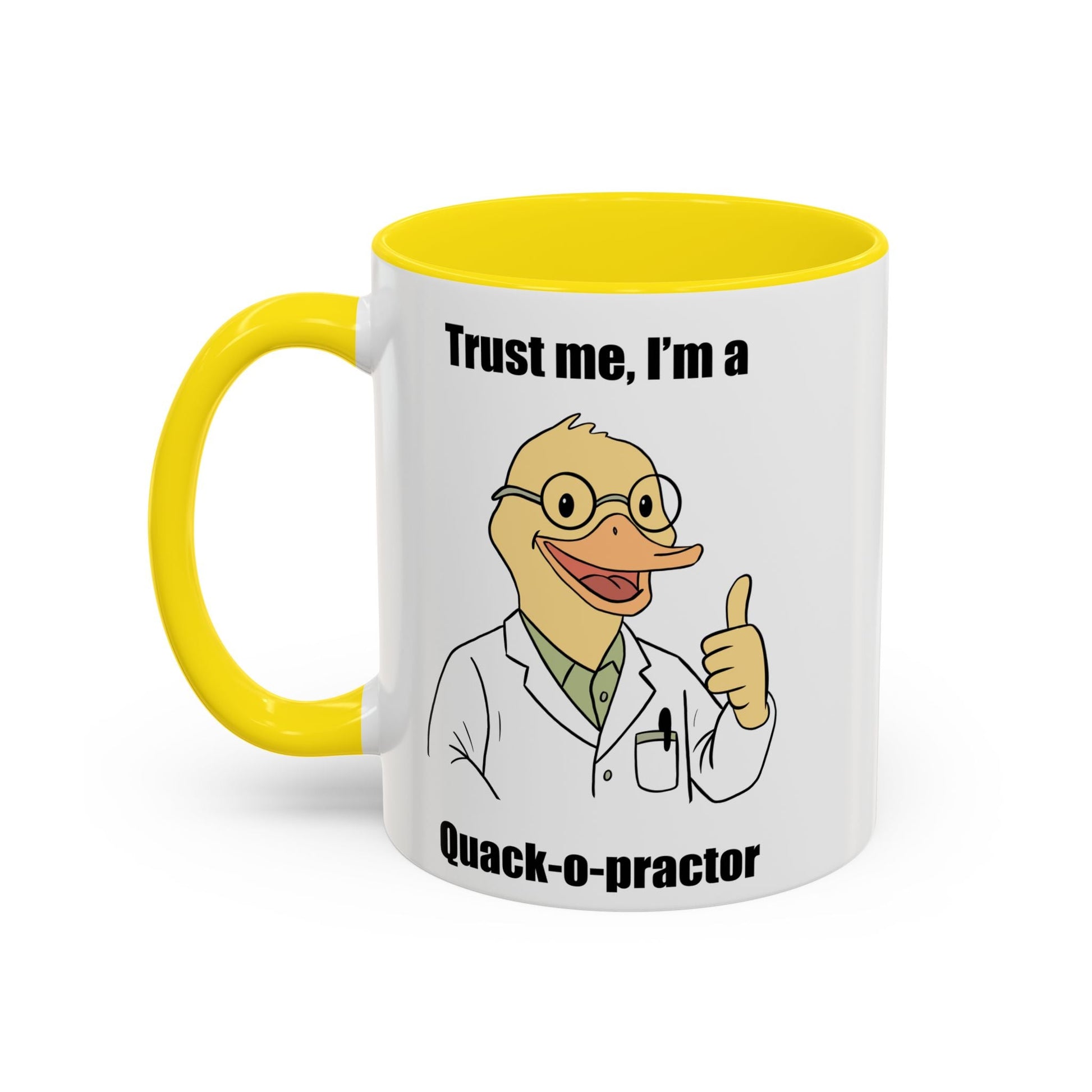Chiropractic Quack - o - practor Coffee Mug, Funny Chiropractic Gift - DC Maike Perello
