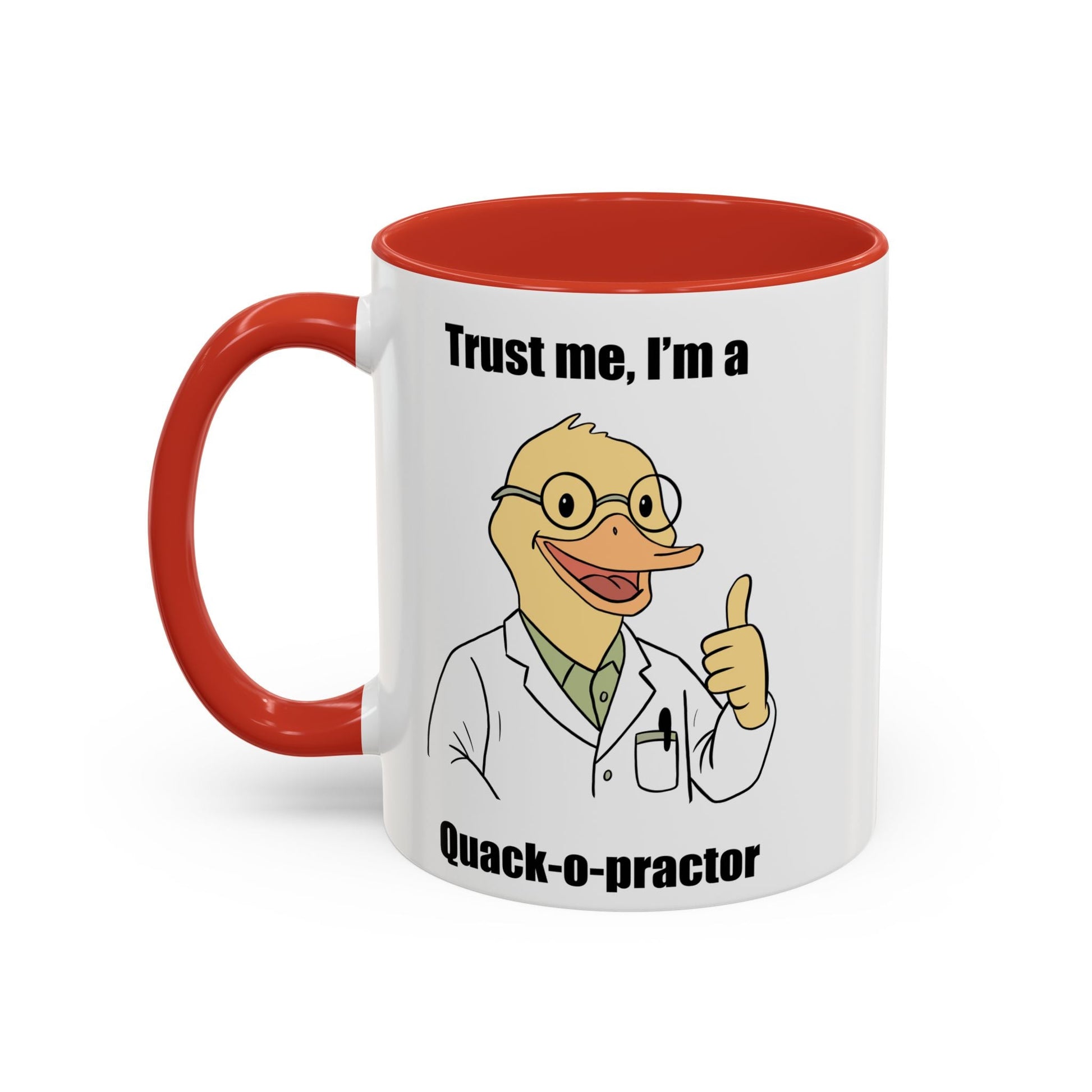 Chiropractic Quack - o - practor Coffee Mug, Funny Chiropractic Gift - DC Maike Perello