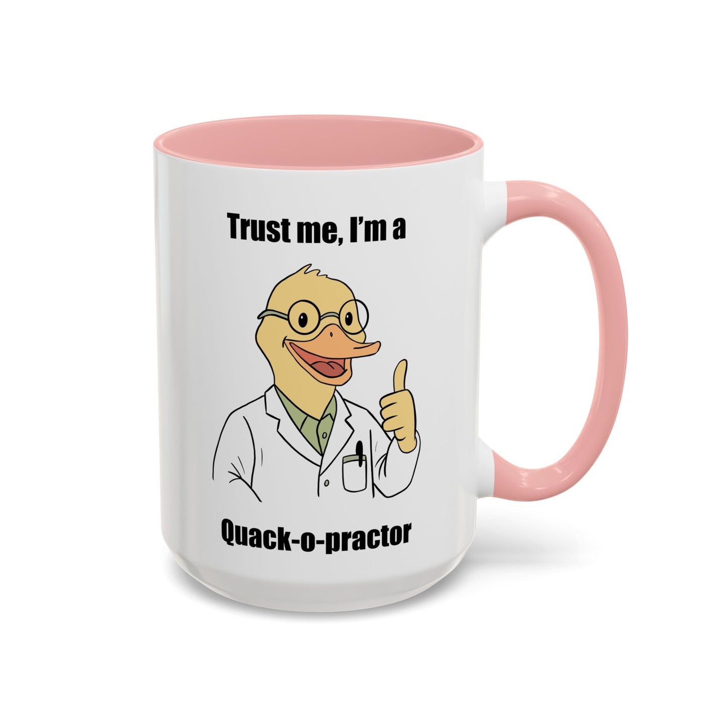 Chiropractic Quack - o - practor Coffee Mug, Funny Chiropractic Gift - DC Maike Perello