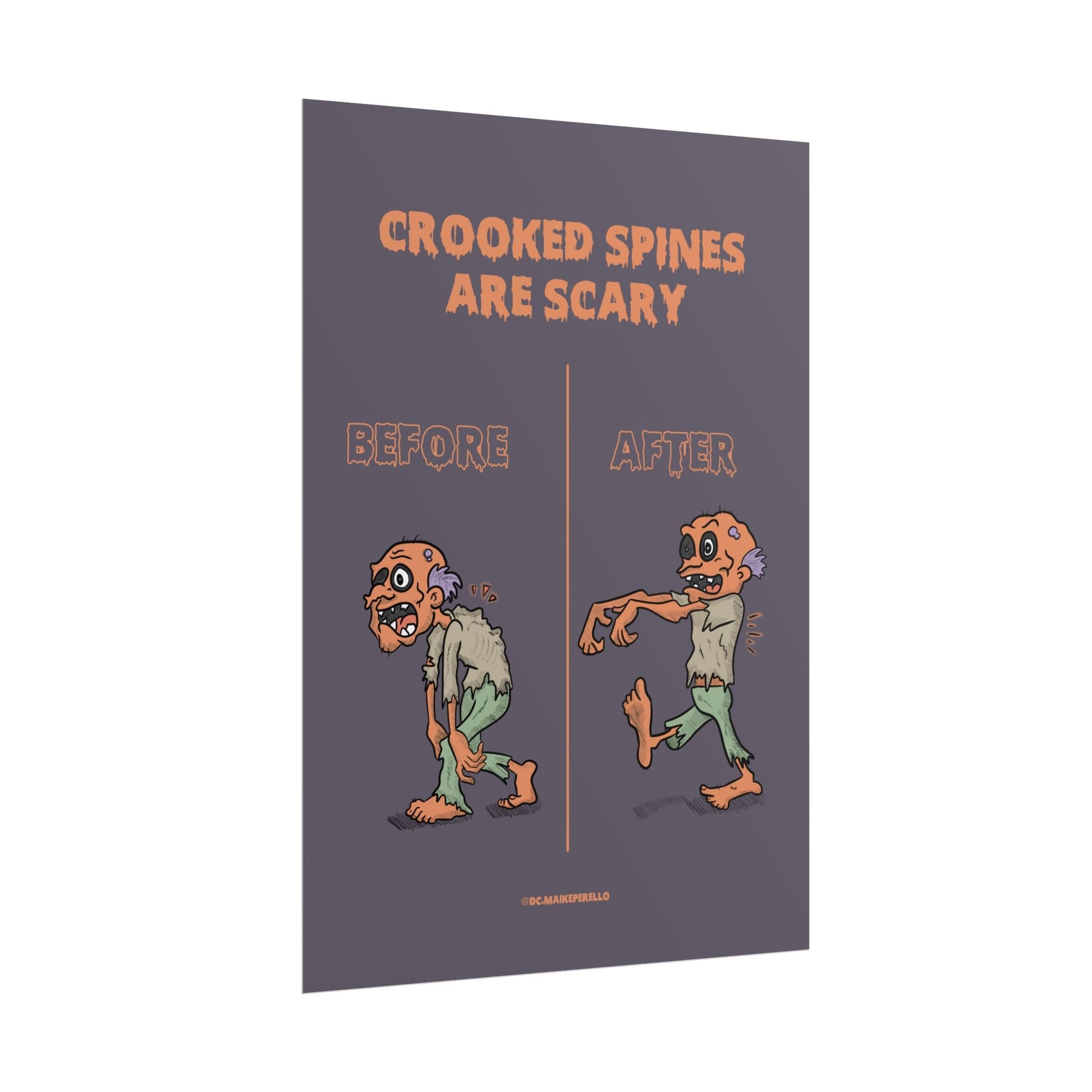Halloween Chiropractic Poster (2) - DC Maike Perello